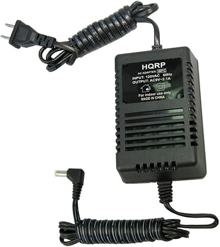 HQRP Adaptador de CA compatible con Rocktron 006-1101 Replifex, Xpression, Blue Thunder, MIDI Mate, All Access, Banshee, Banshee 2, Hush Super C,