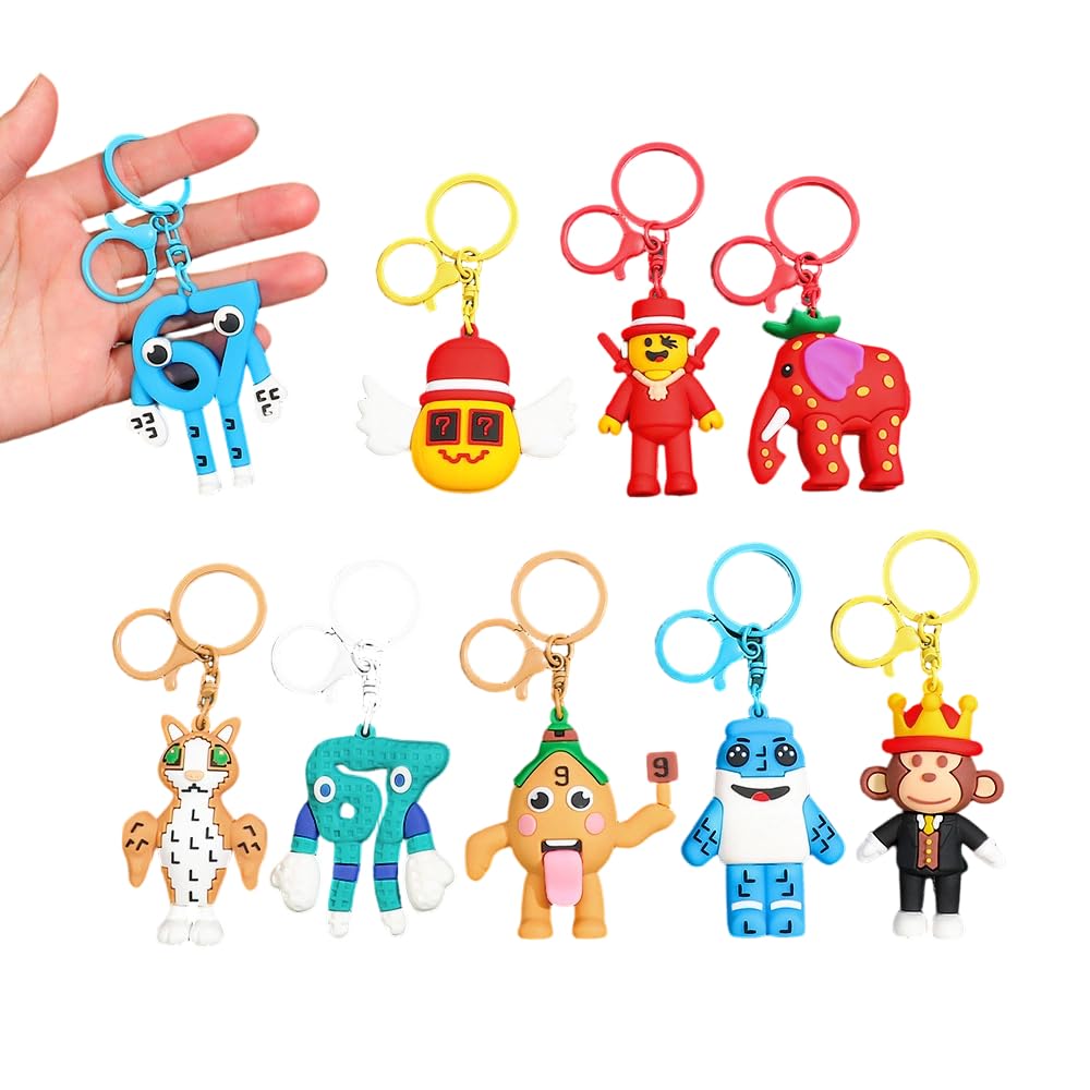 Amazon.co.jp: 9点入り ブレインロットを盗む キーホルダー シリコン製