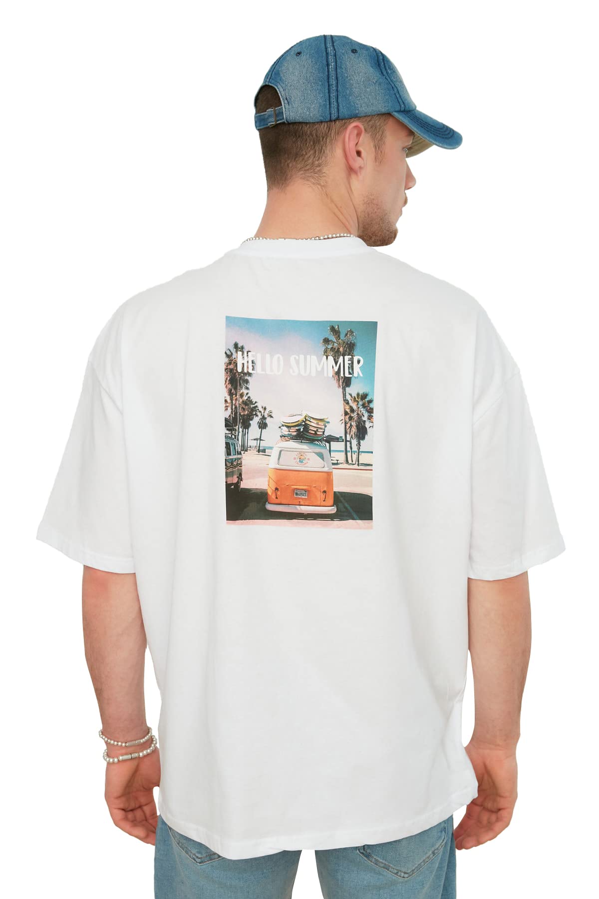 Trendyol Man Young Regular fit Basic Crew Neck Knit T-Shirt White