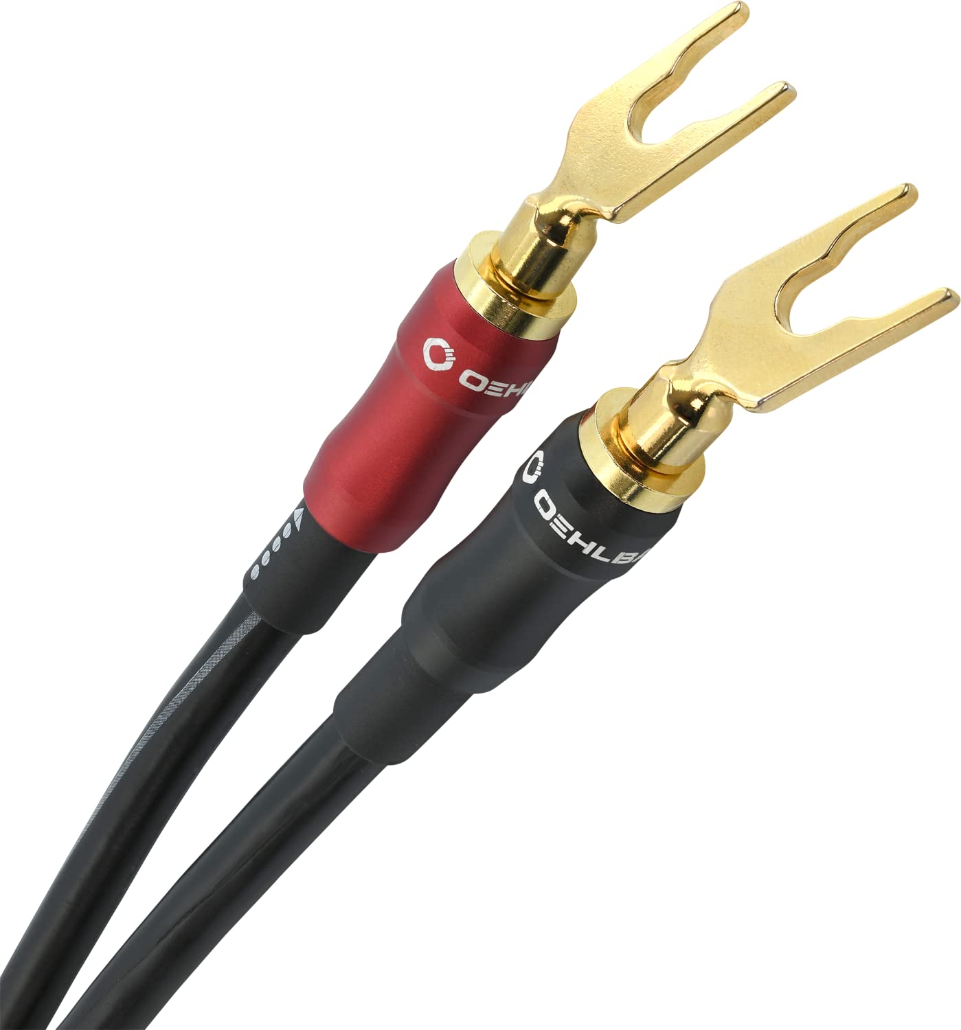 OEHLBACH Transform Dual Plug - Cavo per altoparlanti con connettori a banana e terminali intercambiabili, in rame OFC, potenza 300 W, ottima conducibilità, connettori flessibili, placcati oro 24