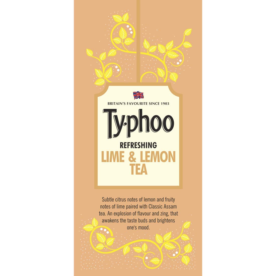 Ty-phoo Flurys Refreshing Lime & Lemon Flavoured 25 Tea Bags, 45 Grams 3