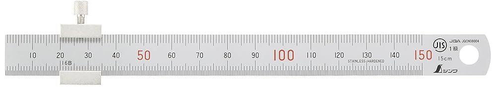 irucaadachiJewelry様確認用 Amazon.co.jp: シンワ測定(Shinwa Sokutei) 直尺 ストッパー付キ