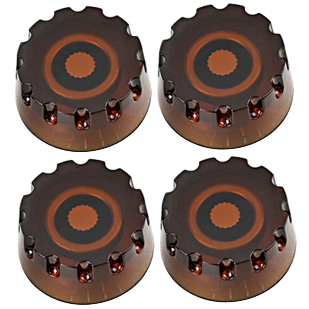 COSMEVIVI Guitar Volume Knobs Useful Bass Volume Knobs Solid Material Easy Install Anti-Corrosive Guitar Accessories