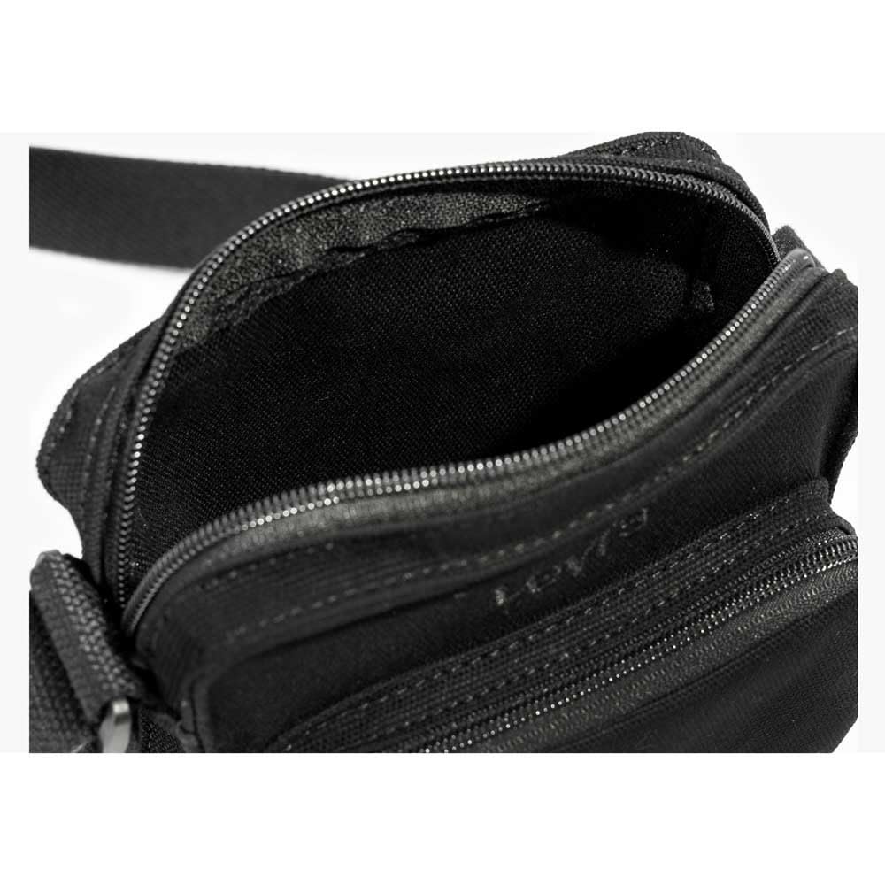 Levi's, Small Ns Zip Crossbody Mężczyźni, Regular Black, Regular Black