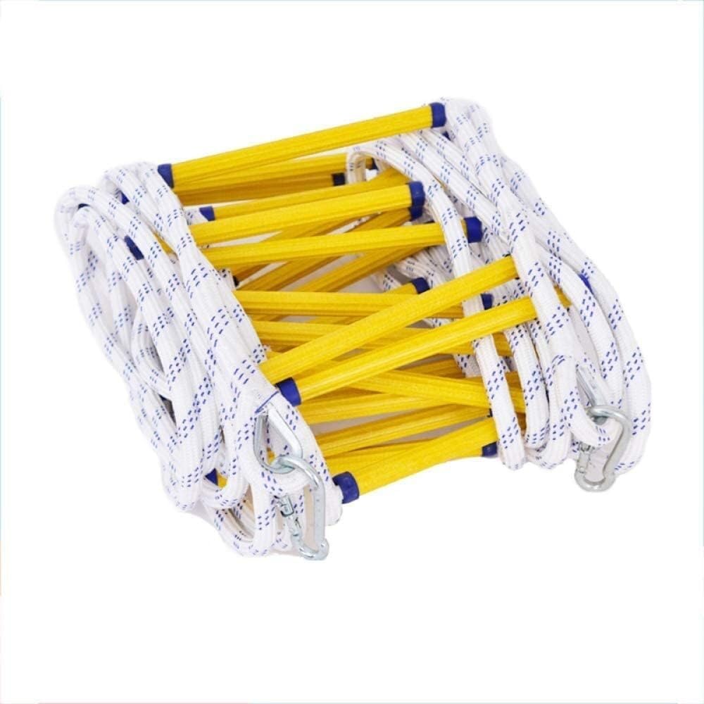 Emergency Fire Escape, Resin Ladder, Adult Rope, Which Can Be Quickly Deployed And Easy To Use(15m)