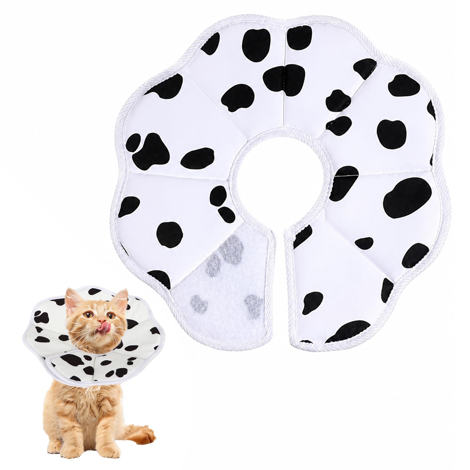 1 PCS Adjustable Cat Cone Collar for Small Animal Cats Kittens Puppies (S)
