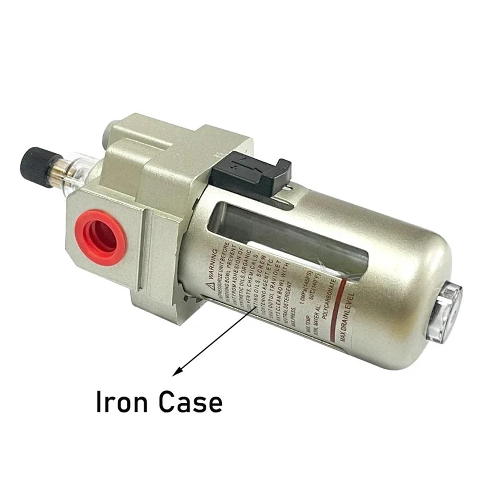 1 filtro de bomba de compresor lubricador, procesador de aire, filtro de aire comprimido 1/4 3/8 1/2 AL2000-02/3000-03/4000-04(AL3000-03)