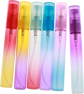 MERRYHAPY Spray Tubes 24pcs 8ml Glass Gradient Color Spray Bottle Spray Bottles Pump Glass Mist Spray Bottle Mini Perfume ...