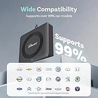 Vista 8 de OTTOCAST Car TV Mate Max, 2025 Fire TV Stick Converter & Screen Mirroring Adapter for Wireless CarPlay/Android Auto, HD HDMI Car Adapter Cast