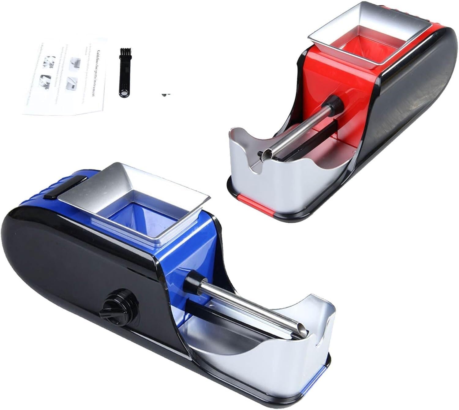 macchina per rollare, Set di 2 iniettori automatici for tubi King Size, dispositivi portatili for arrotolare sigarette con diametro 8 mm