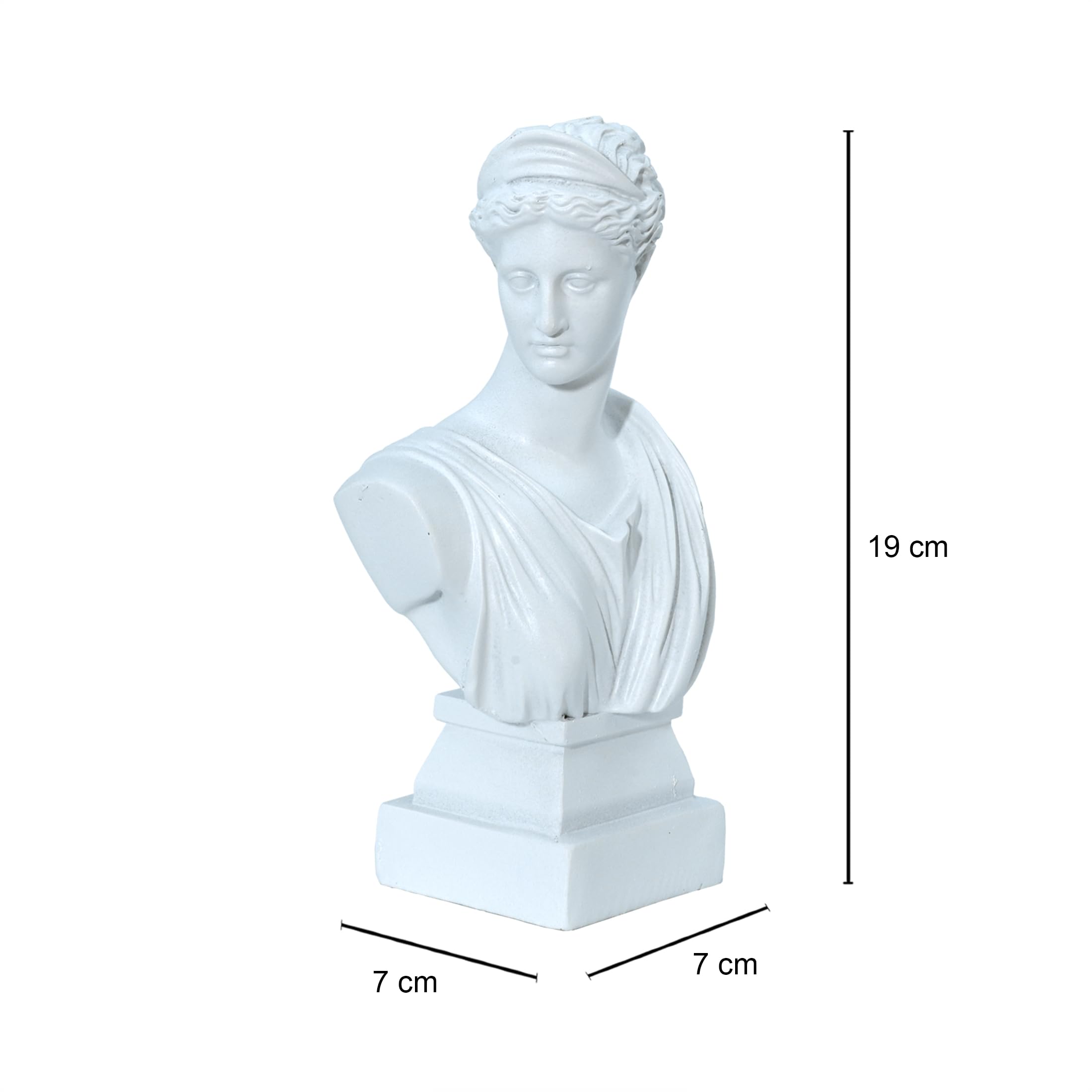 Greek Statue Resin Sculpture - Home Decor Accent -7
