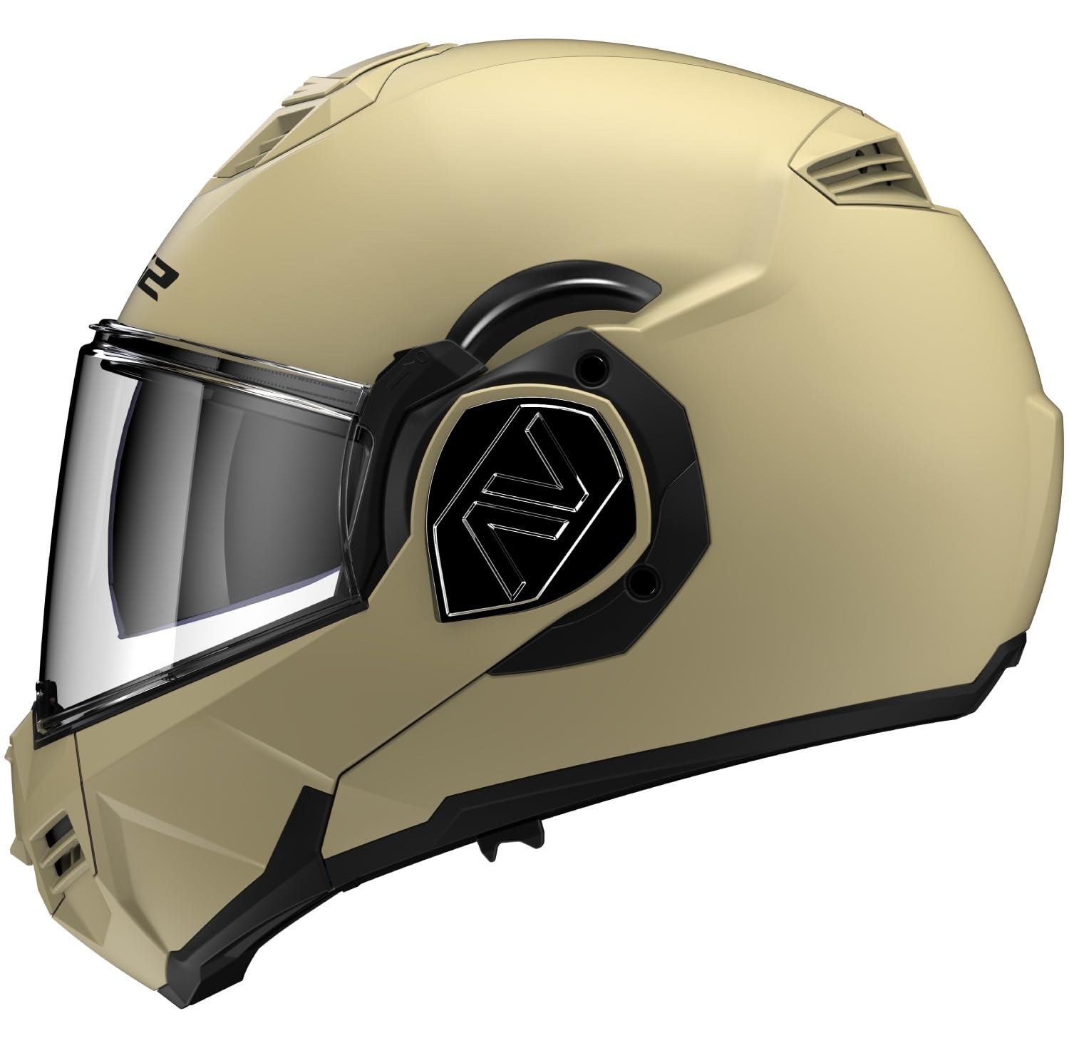 LS2, Modular Motorcycle Helmet ADVANT SOLID Matt Sand, L
