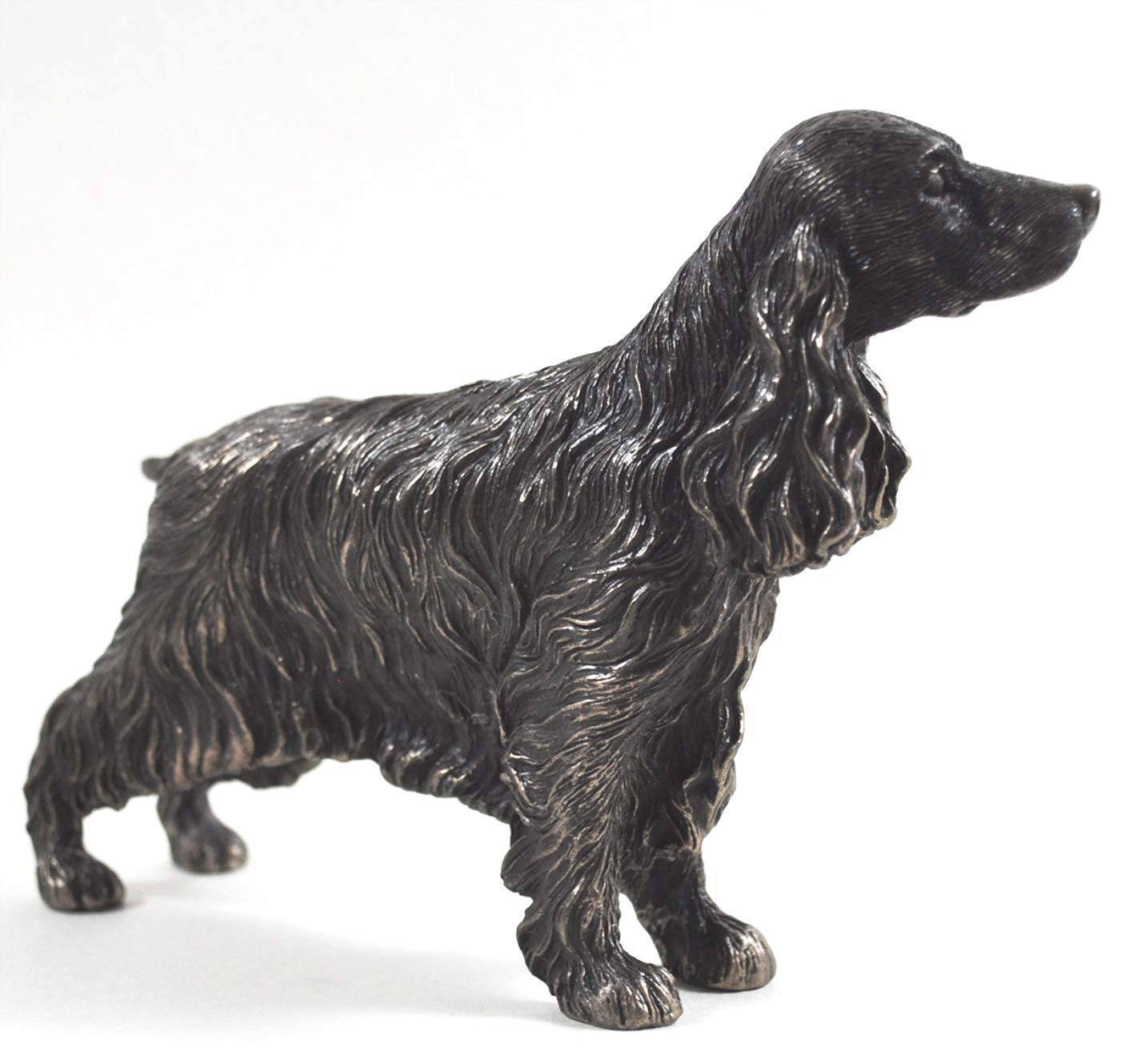 Animal Crackers Bronze Cold Cast Cocker Spaniel Ornament Figurine Sculpture
