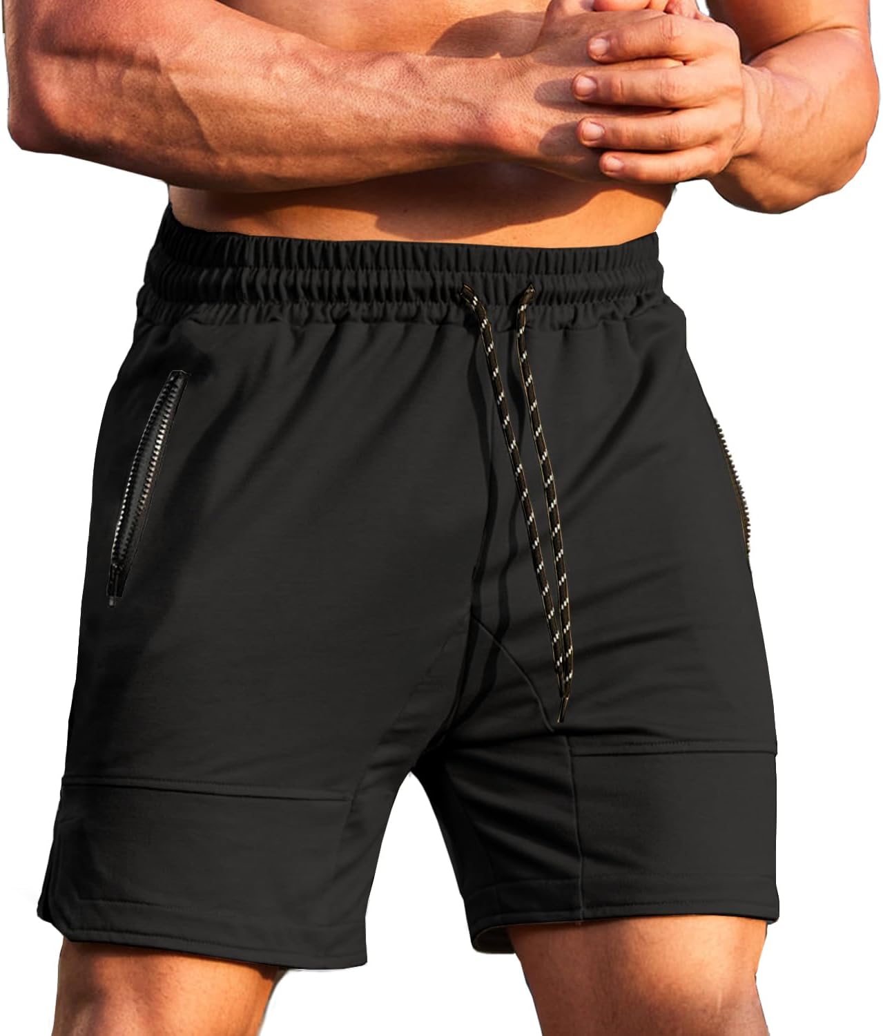 COOFANDY Men's Gym Workout Shorts Athletic Training Shorts Fitted