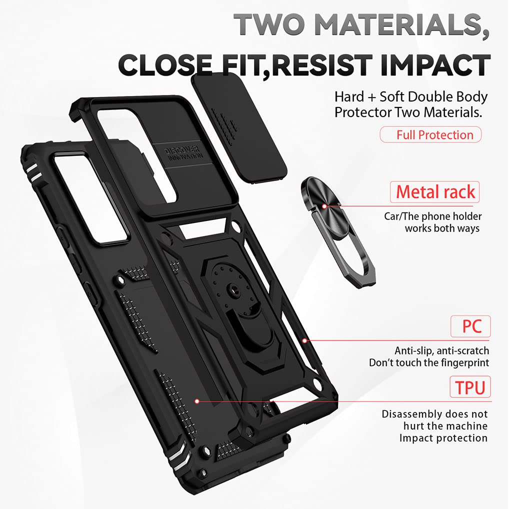 HAOYE Cover per Xiaomi 12 Pro 5G / Xiaomi 12S Pro 5G, Scorrevole
