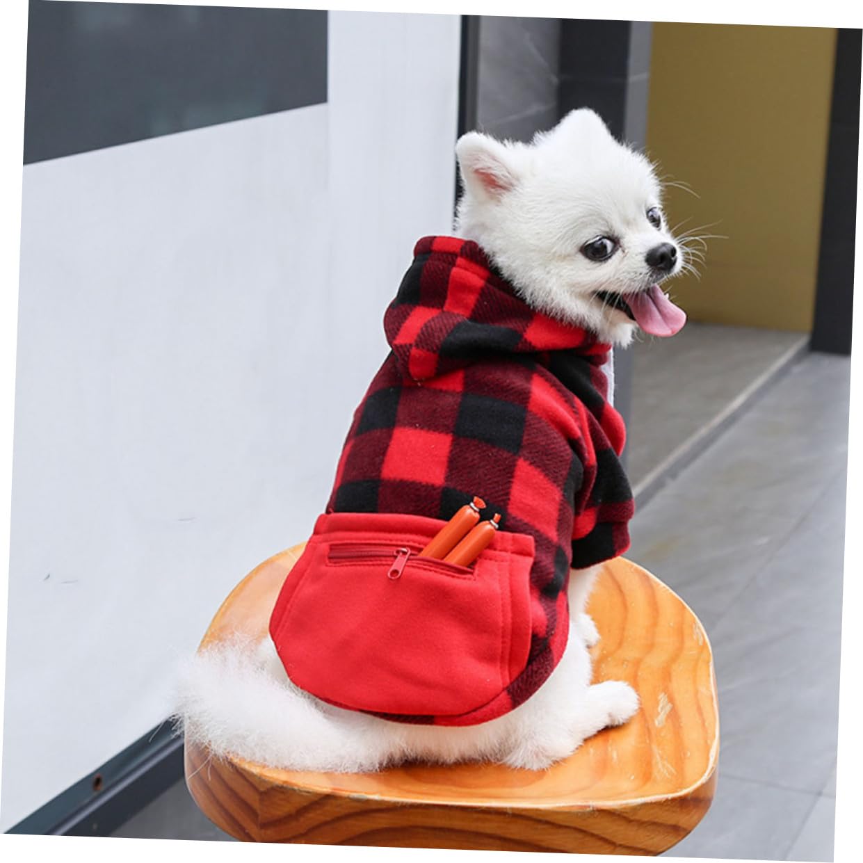 Sosoport 3 Pezzi Costume Natalizio Per Animali Domestici Giacca Per Cani Di Cintura Abbigliamento Per Cani Alla Moda E Pratico Per Natale
