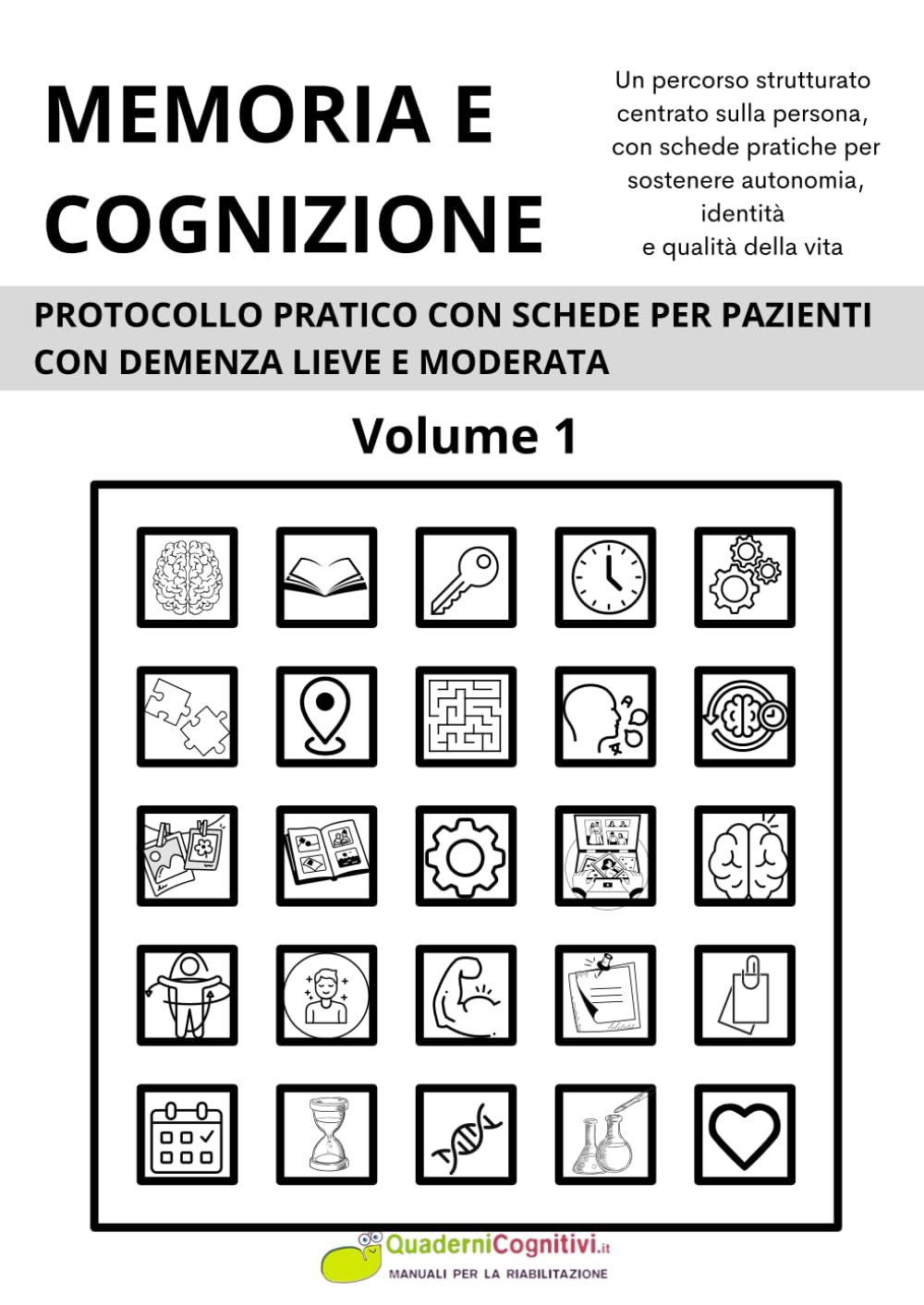 MEMORIA E COGNIZIONE: PROTOCOLLO PRATICO CON SCHEDE PER PAZIENTI CON DEMENZA LIEVE E MODERATA - Volume 1