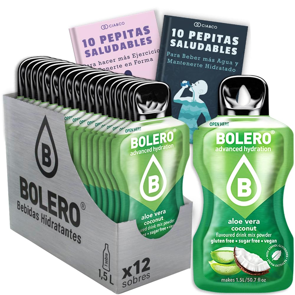24 x Bebida Bolero COLA Hidratante Sin Azucar (24x9 grs) + 30 Pepitas Saludables para una vida más sana by Cia&Co — view 212