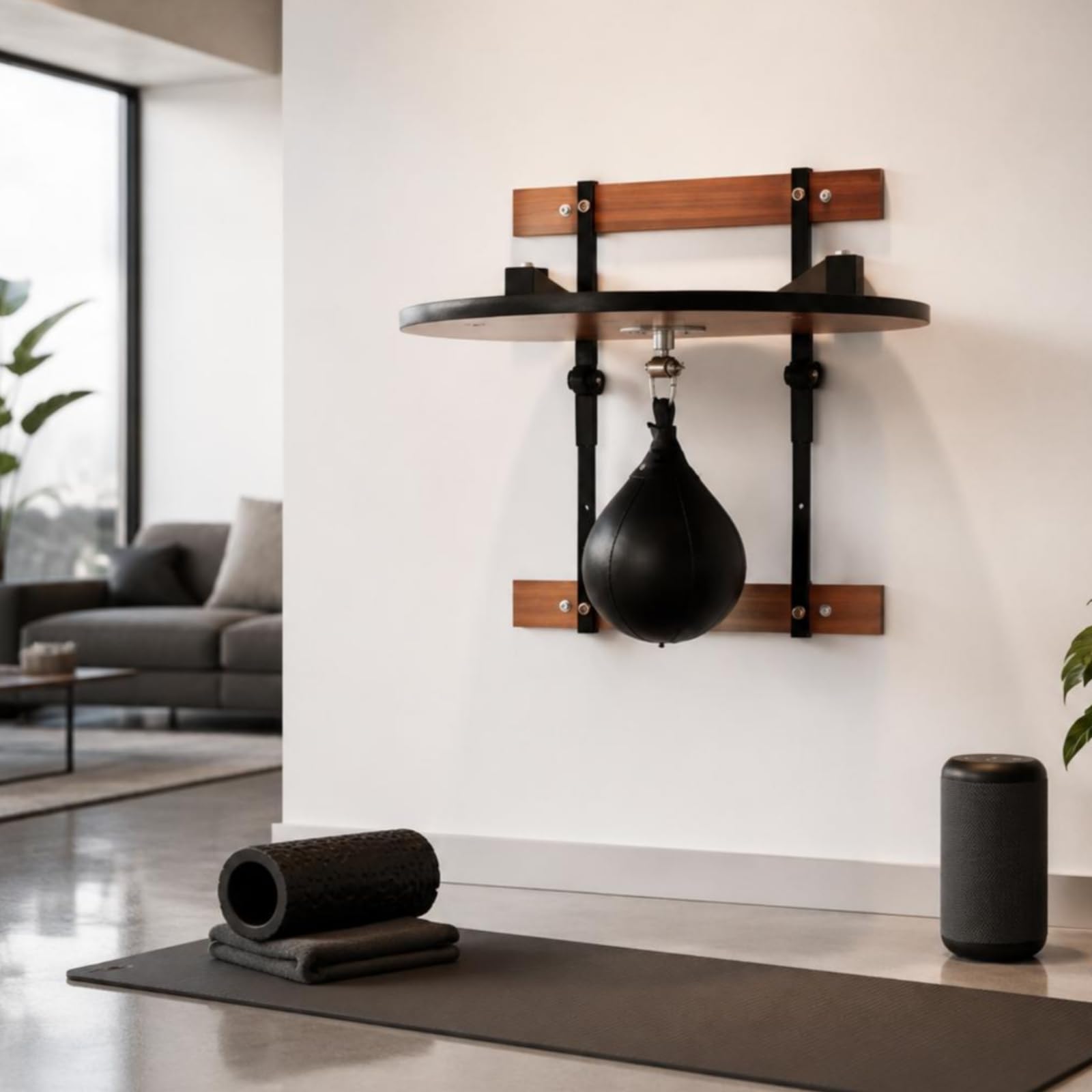 Attrezzatura Allenamento Piattaforma Palla Velocità Supporto Parete Bersaglio Reattivo con Hardware Metallico Regolare Adatta per Training Velocità