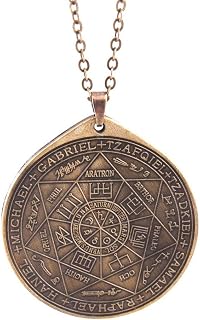 The Seal of The Seven Archangels by Asterion Seal Solomon Kabbalah Amulet Pendant Necklace 5 Pc