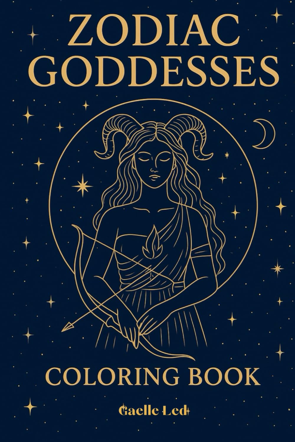 Zodiac Goddesses Astrology Coloring Book