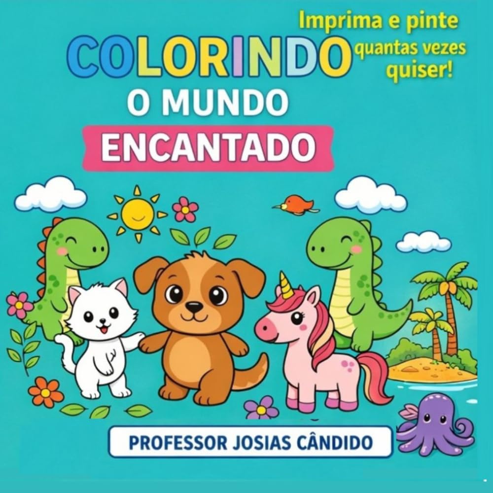 COLORINDO O MUNDO ENCANTADO: Um livro para pequenos artistas e grandes sonhadores
