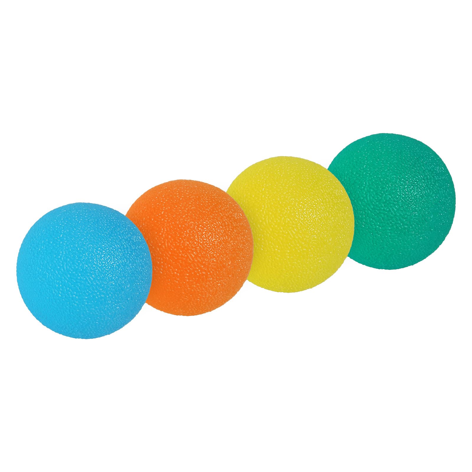PATIKIL Hand Exercise Balls, 4 Pcs Squeeze Balls Stress Ball for Adults Grip Strengthening Occupational Equipment for Fingers Wrist Strength, Multicolored
