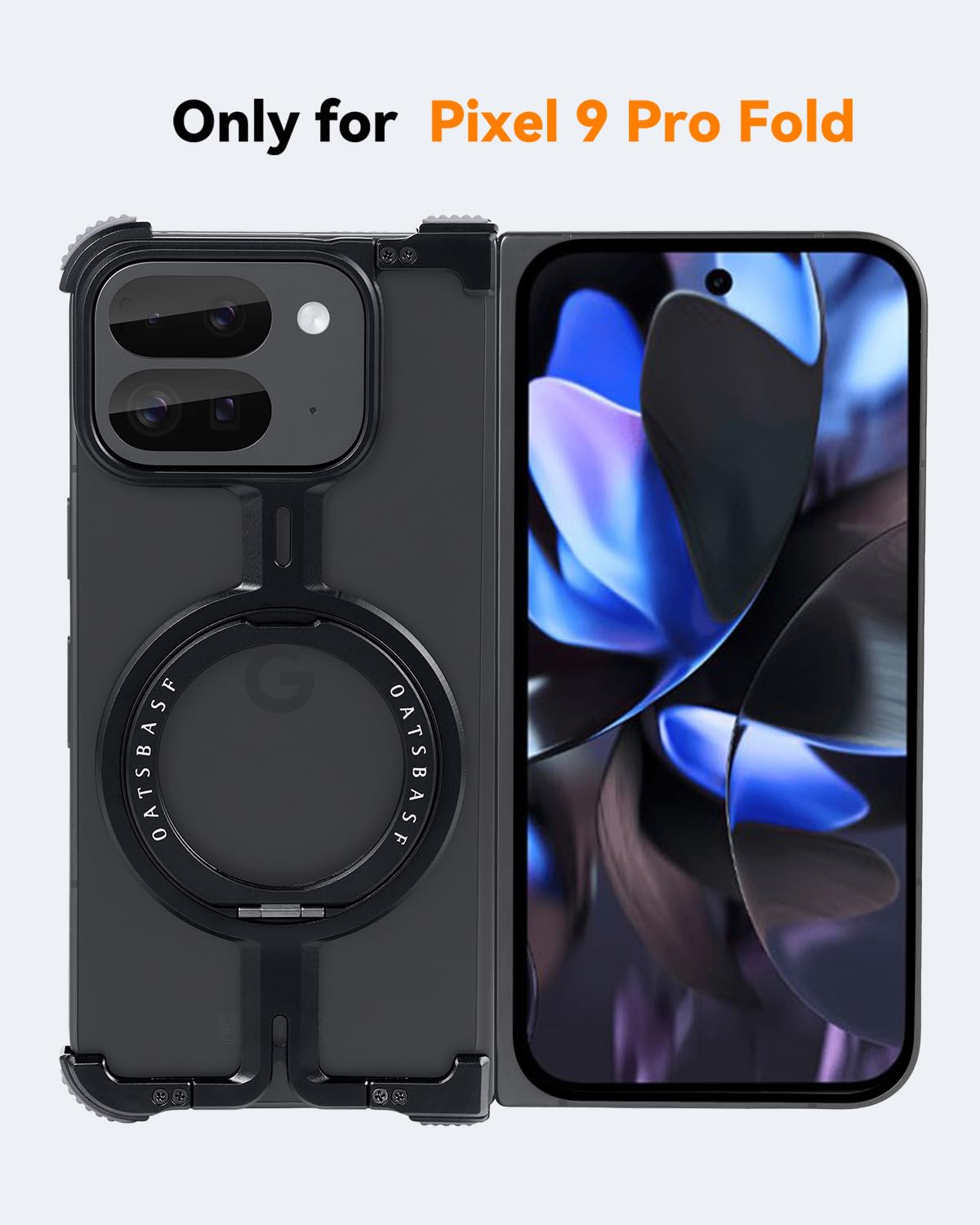 Amazon.com: OATSBASF Bumper Case for Google Pixel 9 Pro Fold, with