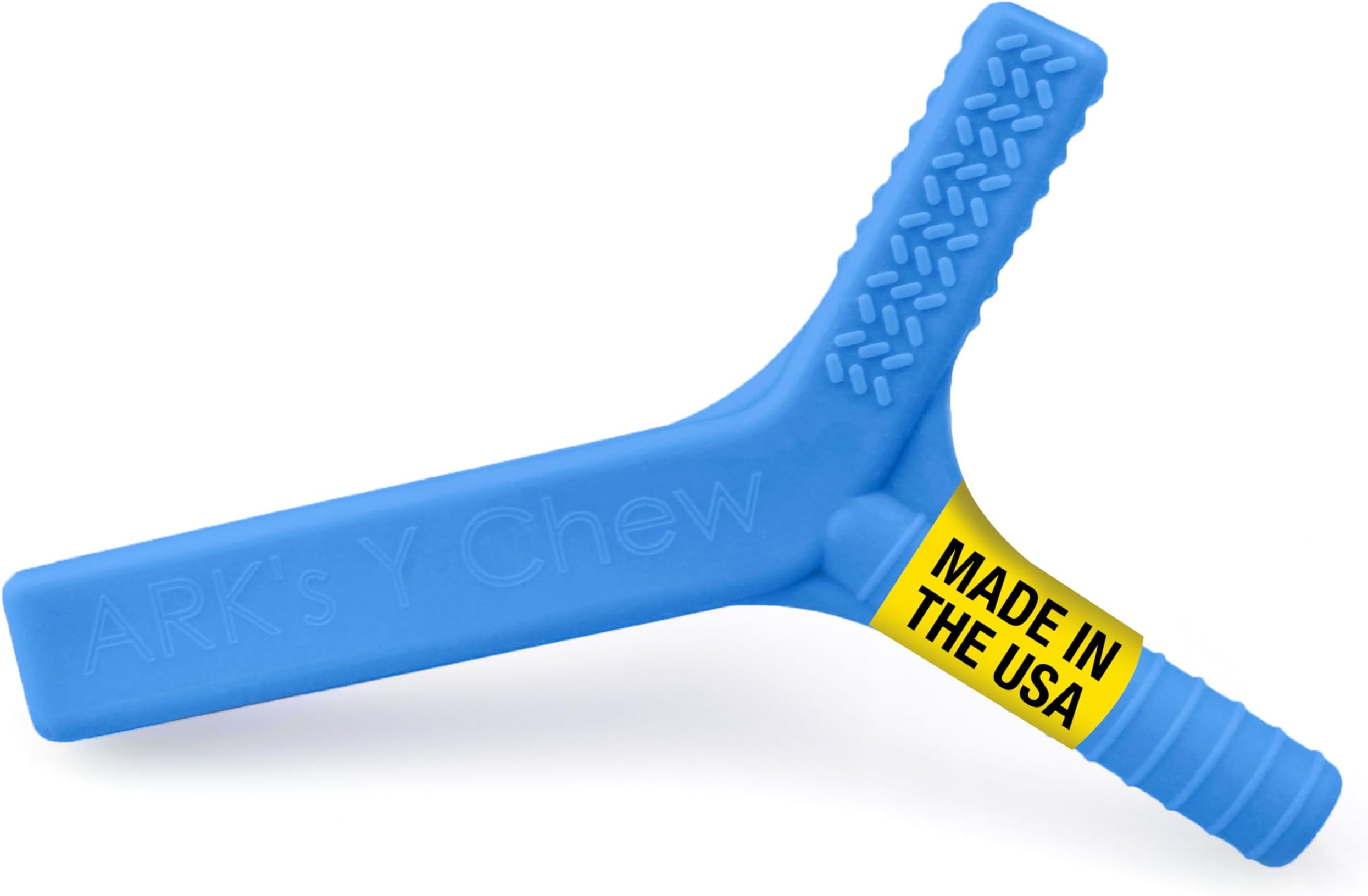 ARK Y-Chew Sensory Chew, Sensory Toys for Kids and Adults, Chew Fidget for Autism, ADHD, SPD, Anxiety, Medical-Grade Oral Motor Therapy Tools, XXT, Very Firm, Royal Blue
