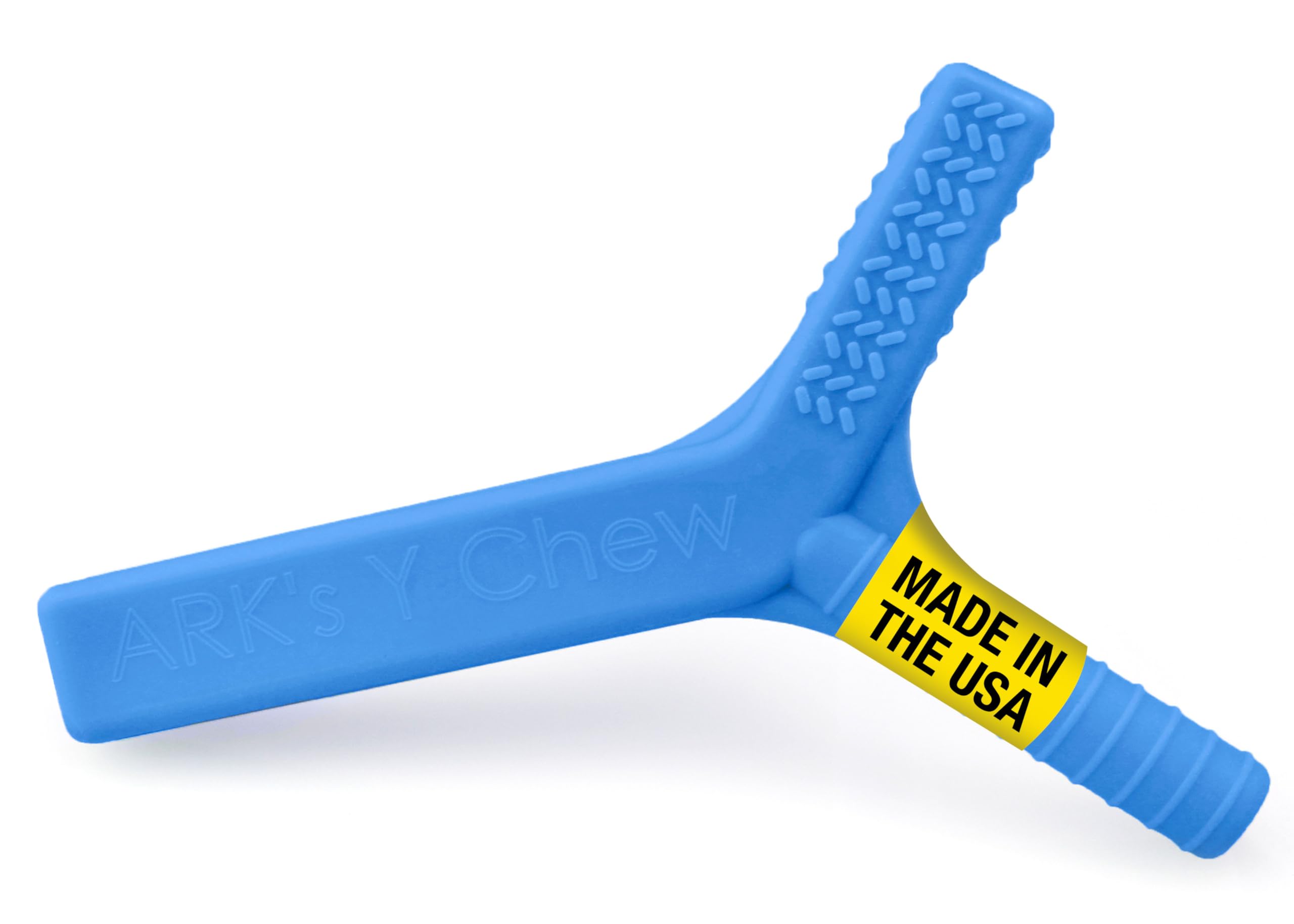 ARK Y-Chew Sensory Chew, Sensory Toys for Kids and Adults, Chew Fidget for Autism, ADHD, SPD, Anxiety, Medical-Grade Oral Motor Therapy Tools, XXT, Very Firm, Royal Blue