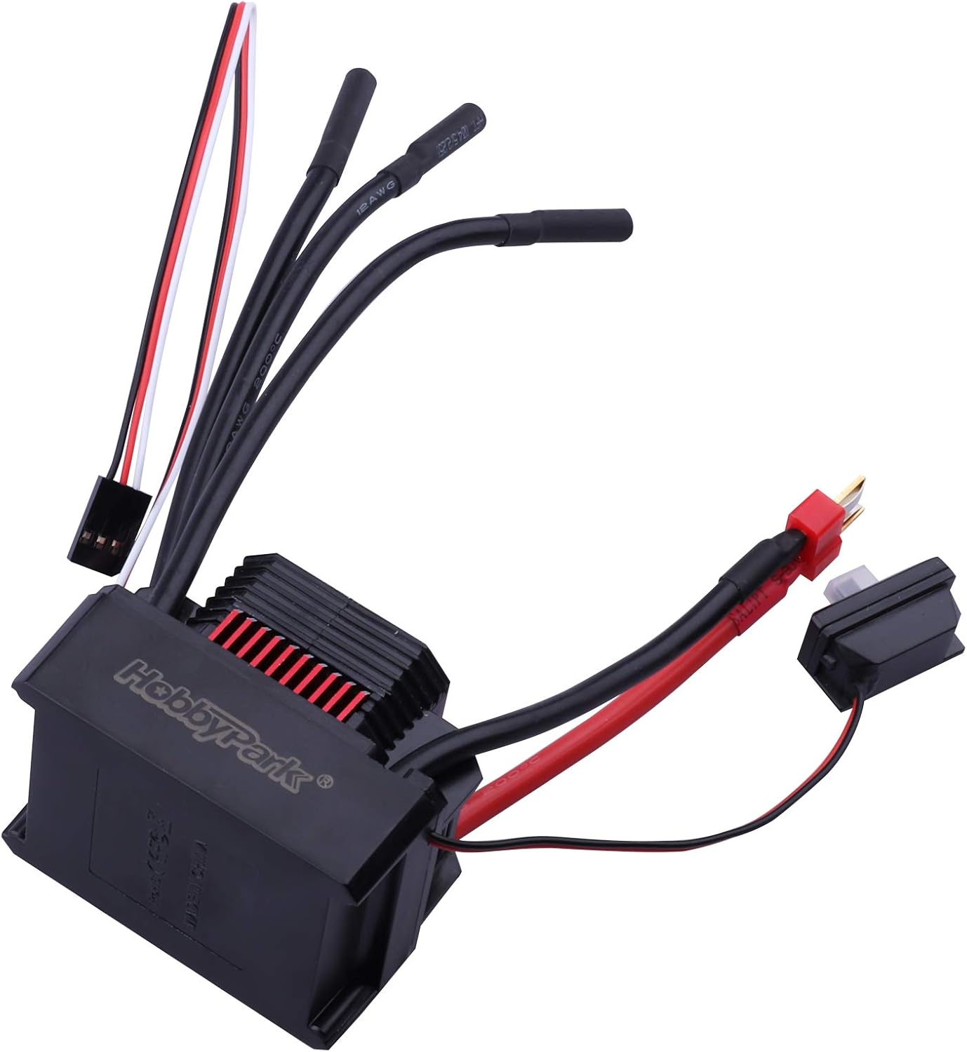 Hobbypark 540 Brushless Motor ESC Combo (5900KV & 120A) Waterproof,with Programming Card & Heatsink for Traxxas Slash Redcat Volcano EPX Arrma Granite ECX 1/10 RC Truck Car Buggy : Toys & Games