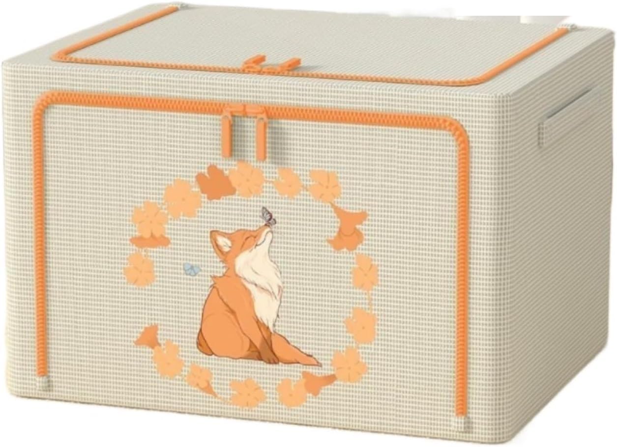 Storage Bag for Clothes Bedding Clothes Storage Bag Folding Organizer Bag Space Save Storage Bag for Comforters Storage Container(C,24L)