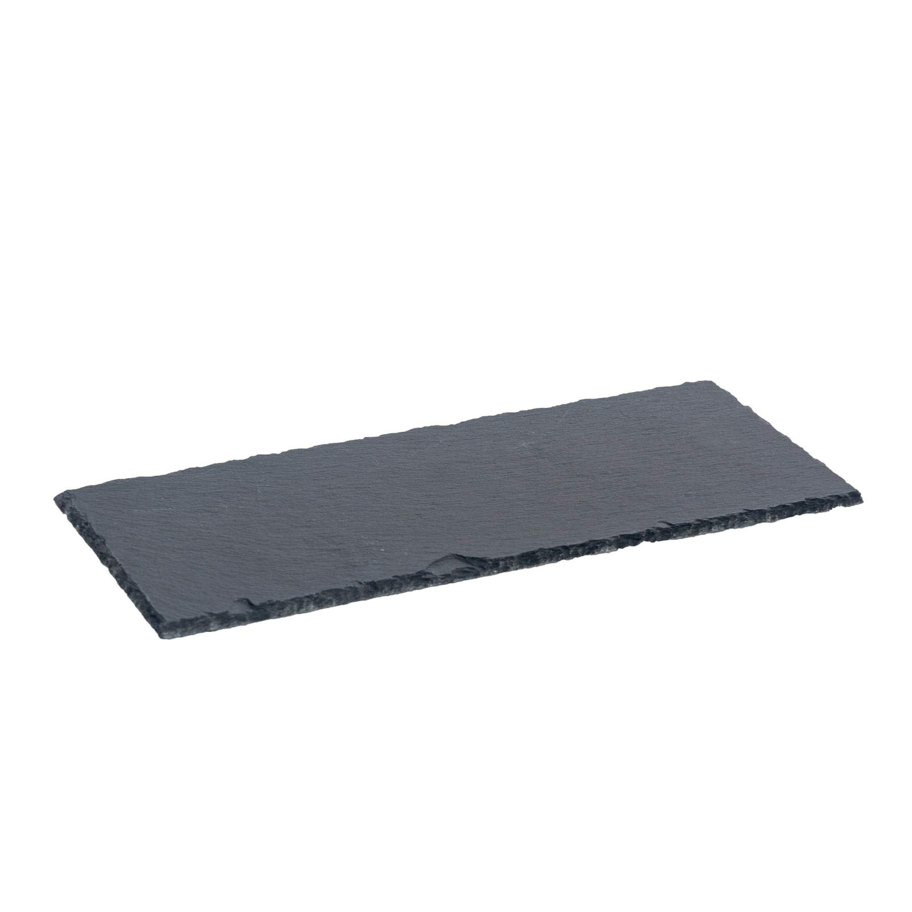 Argon Tableware Rectangle Slate Dinner Plate 29 x 12cm Grey