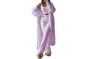 Linsery Women Cozy 3 Piece Fluffy Lounge Sets: A Stay-At-Home Essential