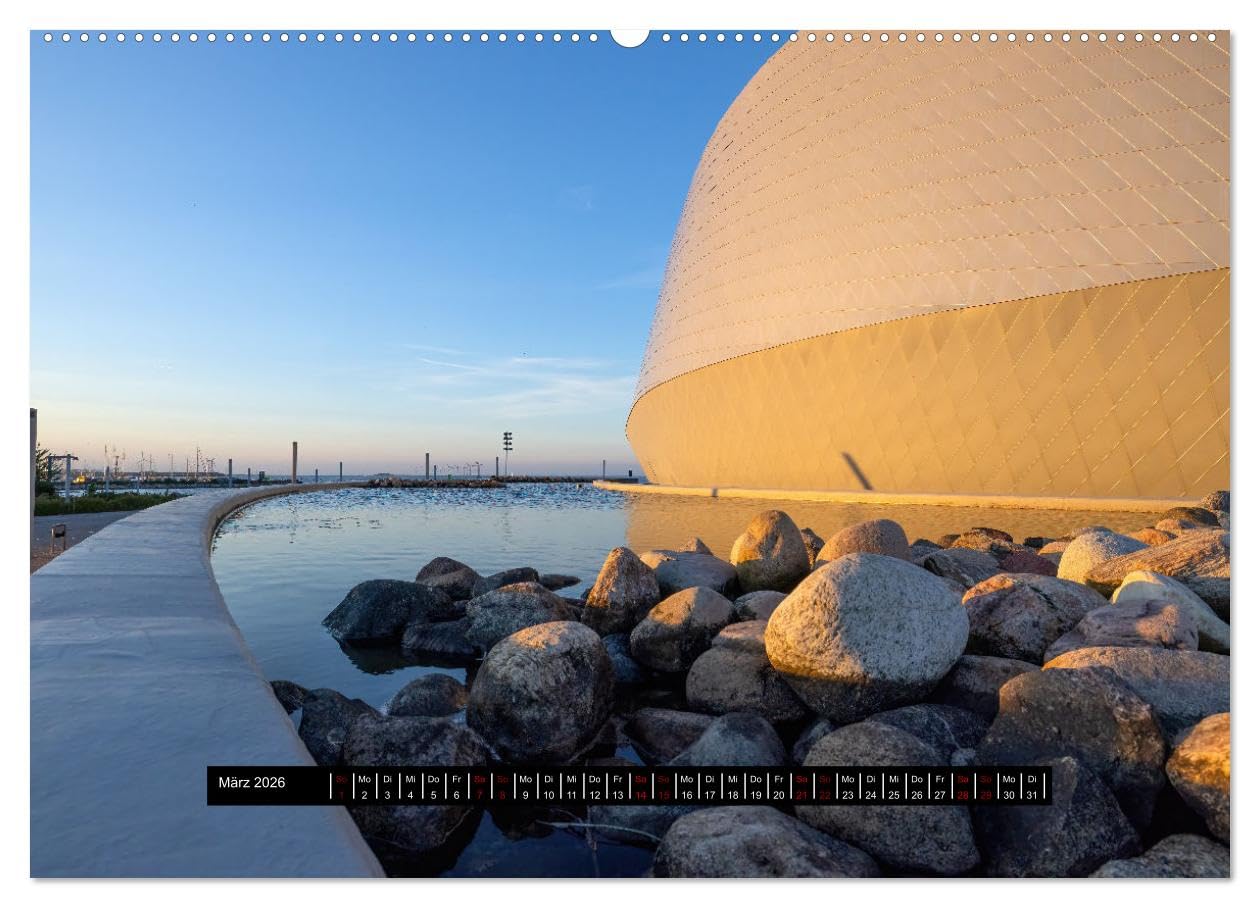 Kopenhagen - Juwel an der Ostsee (hochwertiger Premium Wandkalender 2026 DIN A2 quer), Kunstdruck in Hochglanz: Geheimtipp Architektur (CALVENDO Orte)