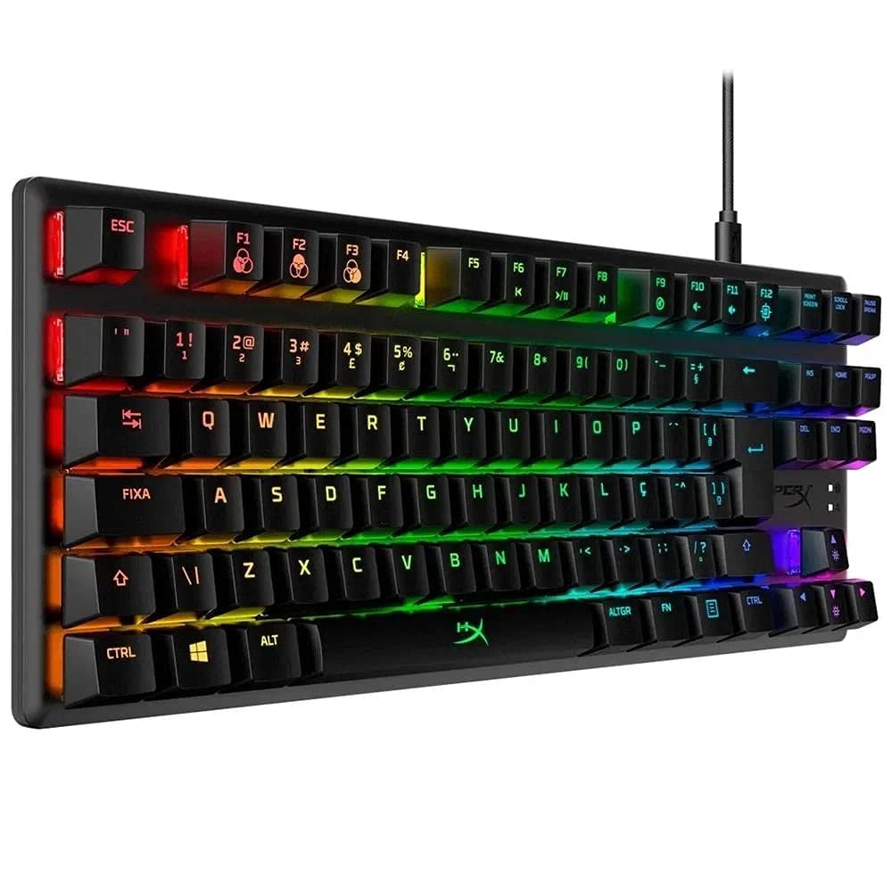 Teclado Mecânico Gamer HyperX Alloy Origins Core, RGB - HX-KB7RDX