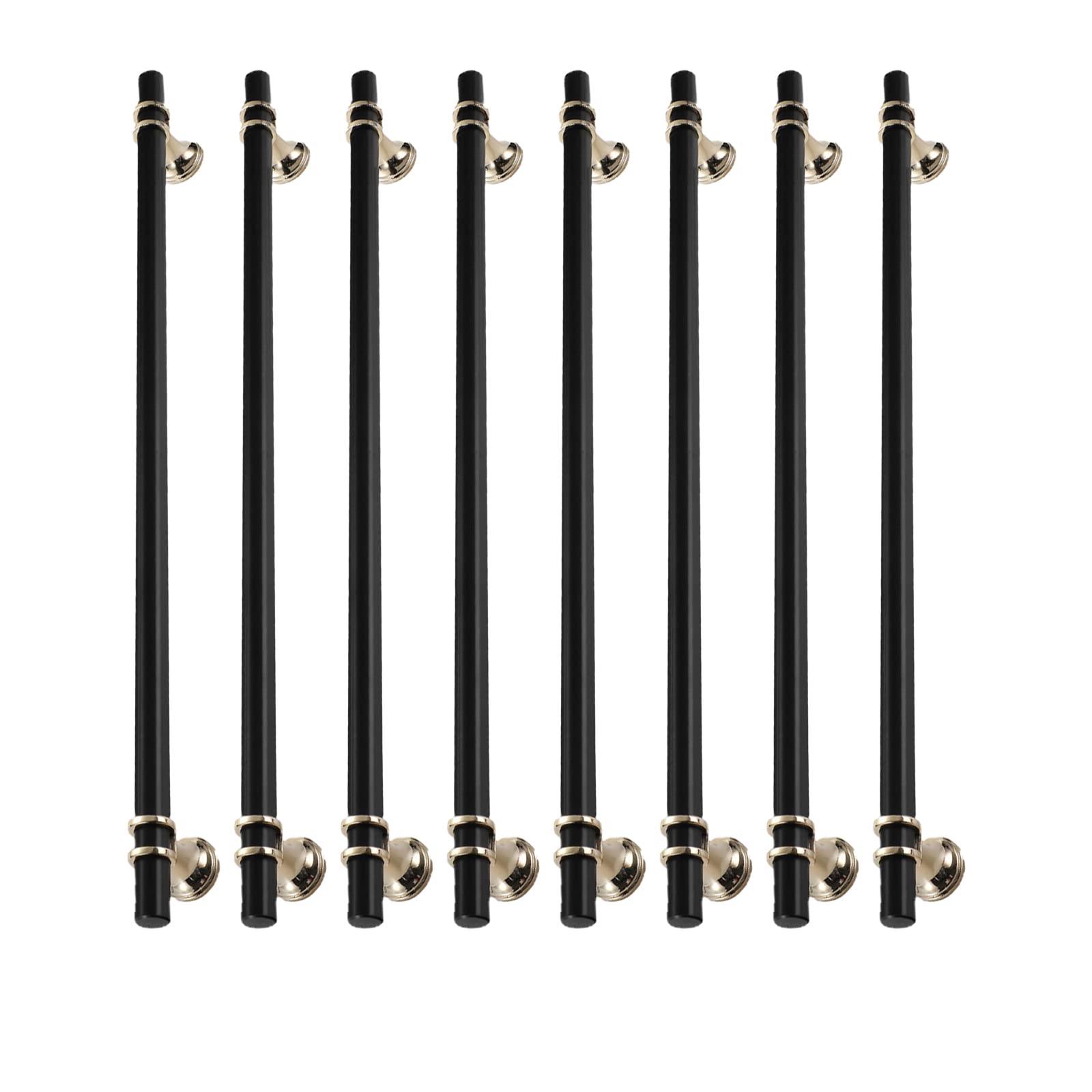 SagaSave 8PCS 320mm Küchen schrank Griffe Schrank Griffe mit Schrauben für Schränke & Zeichnungen, Zink legierung T Bar Pulls für Küche, Badezimmer, Garderobe