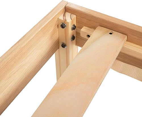 Miniatura 43 de Naomi Home Base de cama de metal de 14 pulgadas con plataforma de metal de alta resistencia (no necesita somier), color negro Negro -,Natural,Blanco