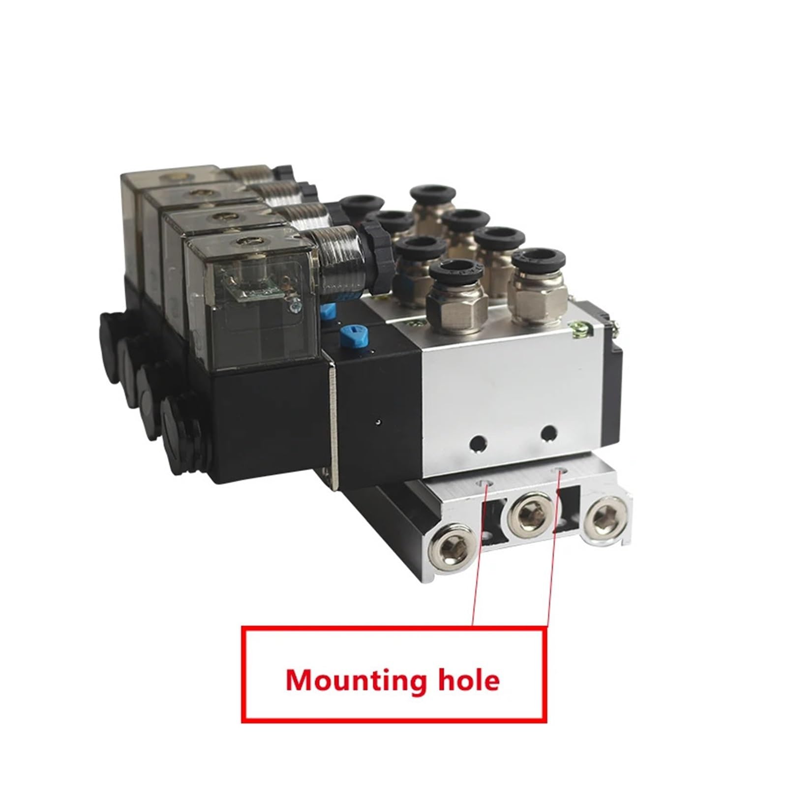 Zawór elektromagnetyczny przeciwwybuchowy DC24V 2 pozycje 5-drożny zawór elektromagnetyczny pneumatyczny grupa zaworów kolektorowych AC220 110V (Ac220v 8 in 8 Out)