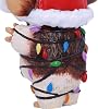 Nemesis Now Gremlins Gizmo in Fairy Lights Hanging Festive Decorative Ornament, Red, Housewarming