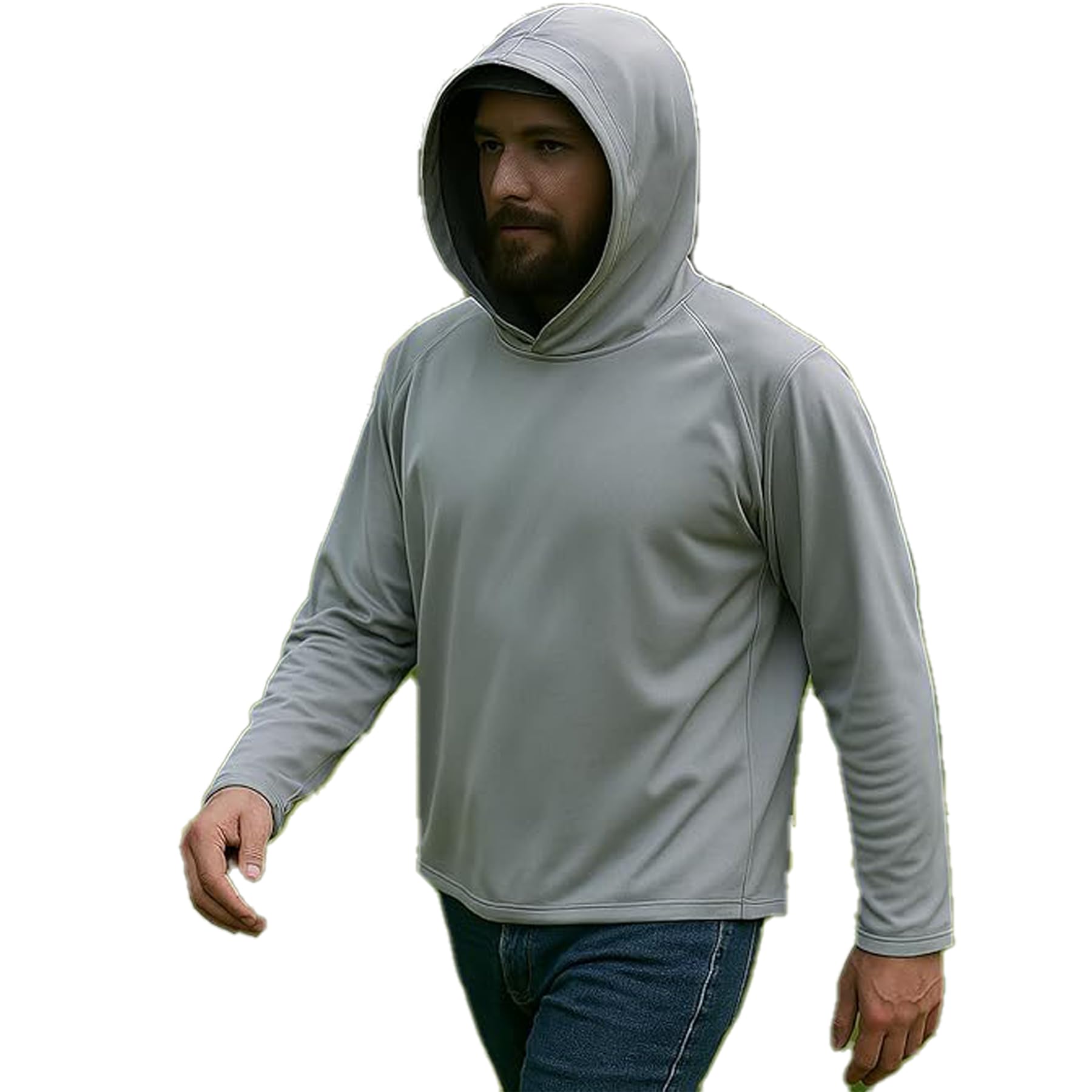 2-in-1 Cooling Mosquito Jacket with Hood for Men & Women - UPF 50+ Sun Protection with Adjustable Face Mesh-picture-15
