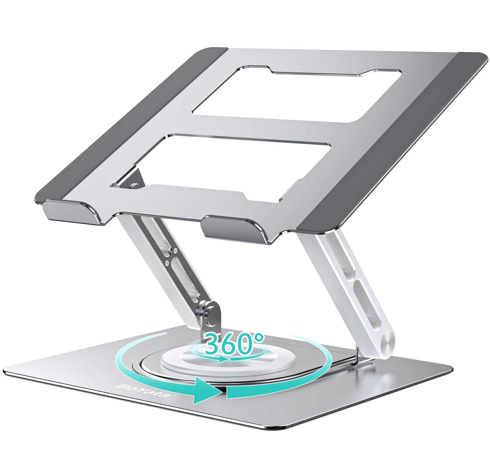 BoYata ノートパソコンスタンド 360回転式 PC/タブレットスタンドNA Amazon.co.jp: BoYata ノートパソコンスタンド 360回転式 ノートPC