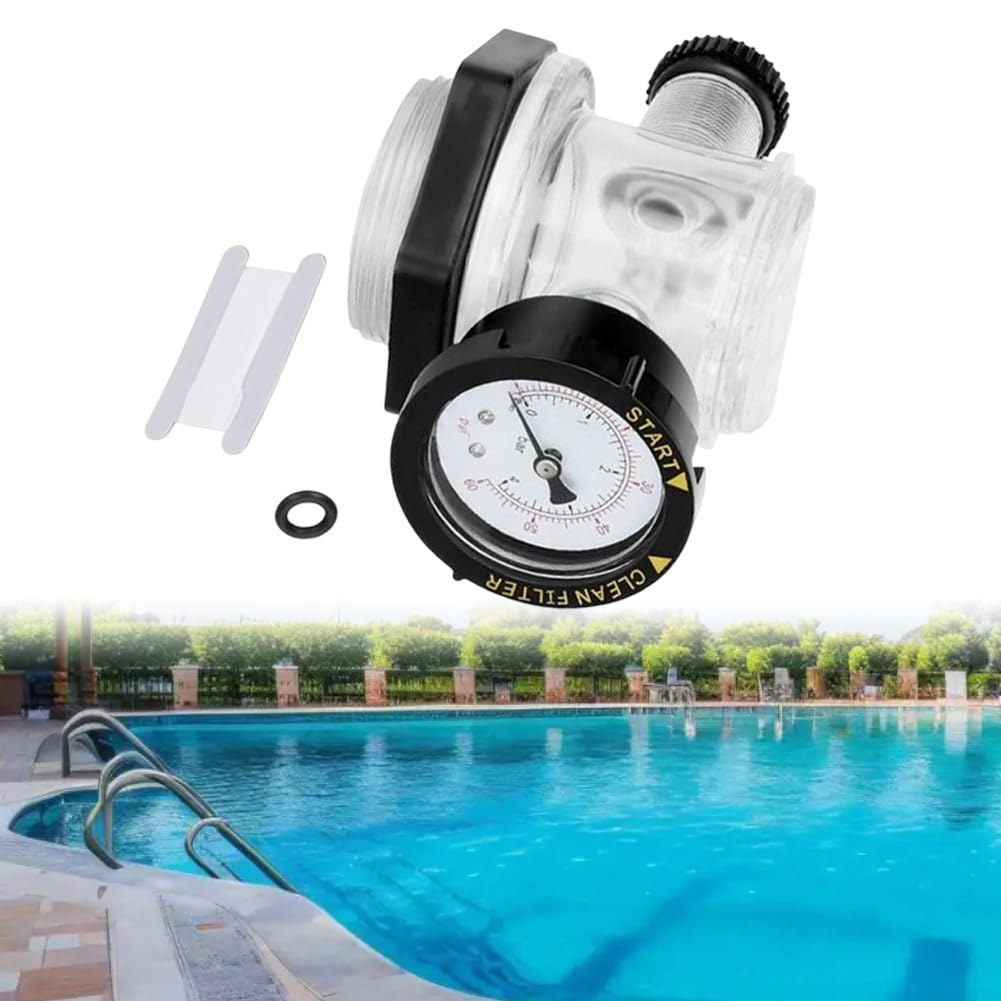 ReachMall Valvola di rilascio dell'aria manuale 273564Z con manometro per Pentair TR100C TR140C per triton II C-3 Filtri Pool Spa System