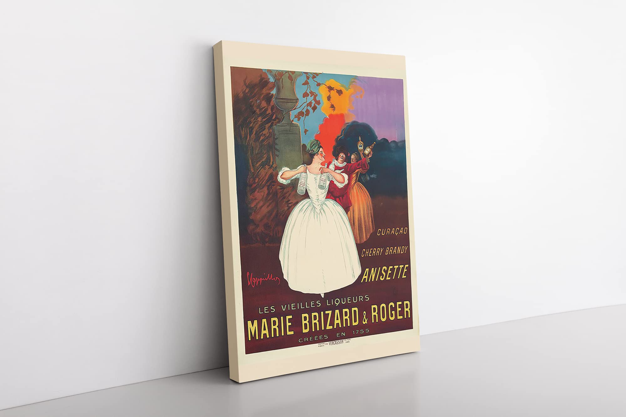 Aop Multicolored Aop+ Timeless Advertising Posters By Leonetto Cappiello: Marie Brizard_roger (1912) - Elevate Your Decor With Vintage Glamour & Sophistication.