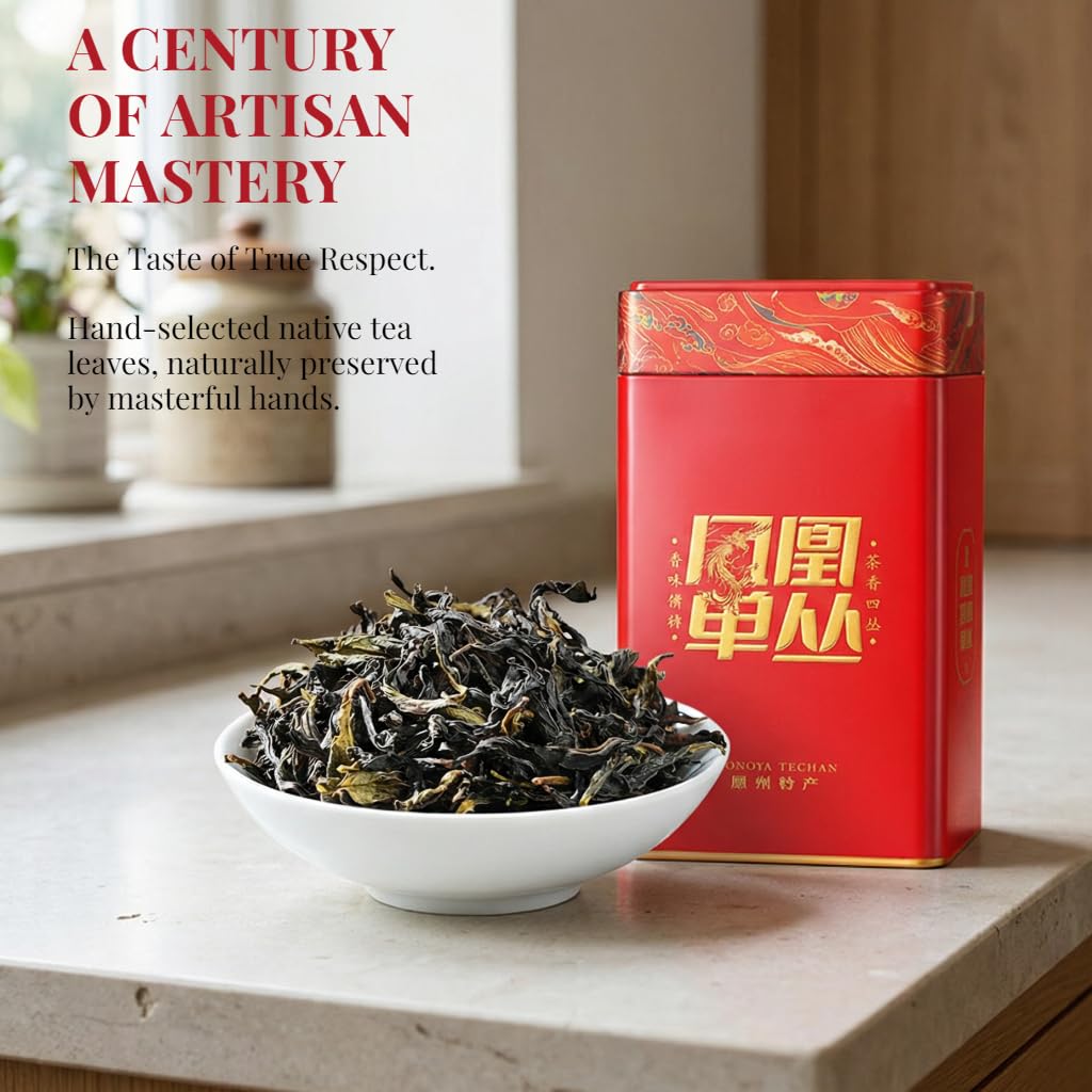 Tè Oolong Phoenix Dancong Di Alta Qualità | Confezione Regalo Di Tè Di Lusso | Morbido E Avvolgente | Tè Cinese in Foglie Sfuse (250g × 2) / 17,64oz