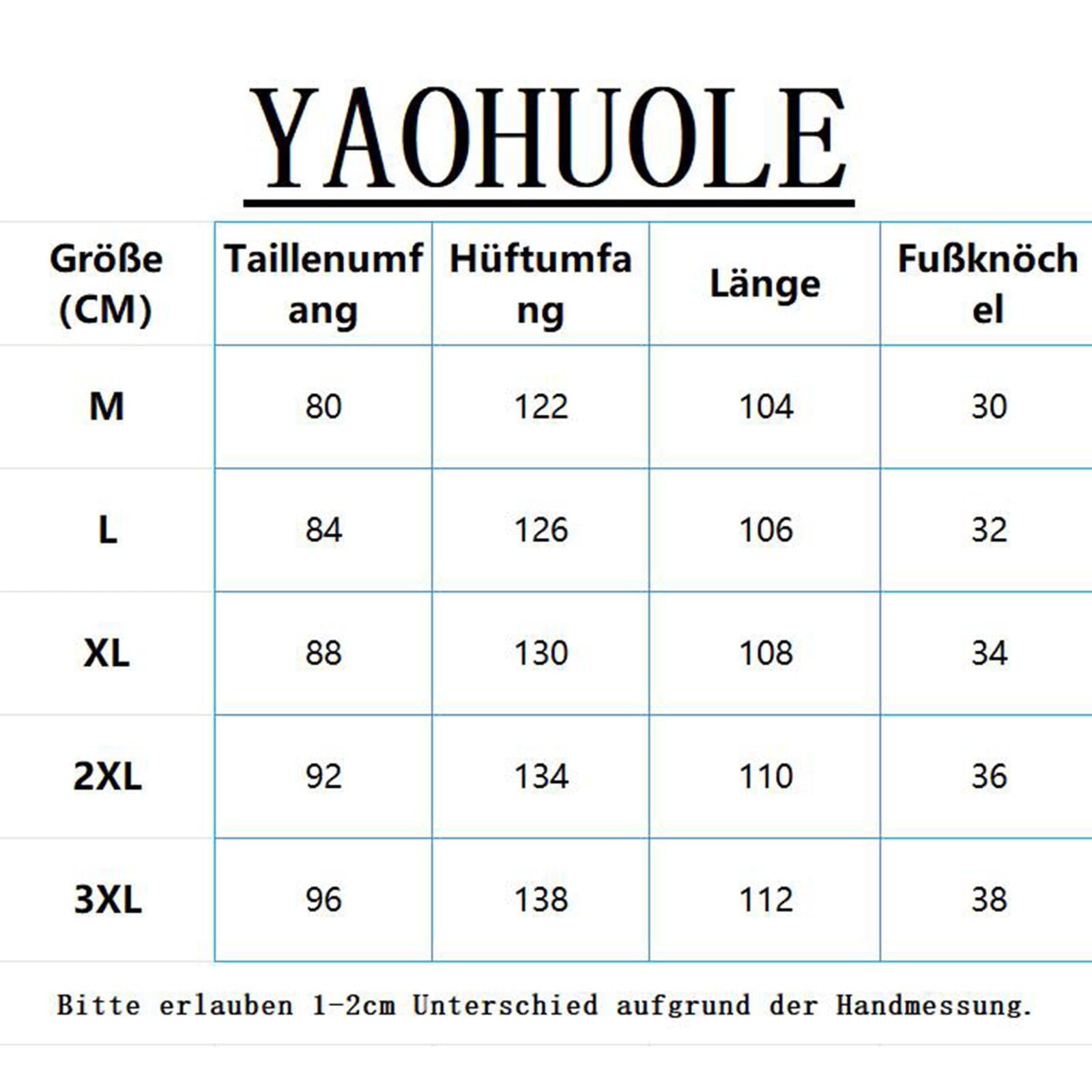 YAOHUOLE Pantaloni harem da uomo, lunghi, con tasche, elastico in vita