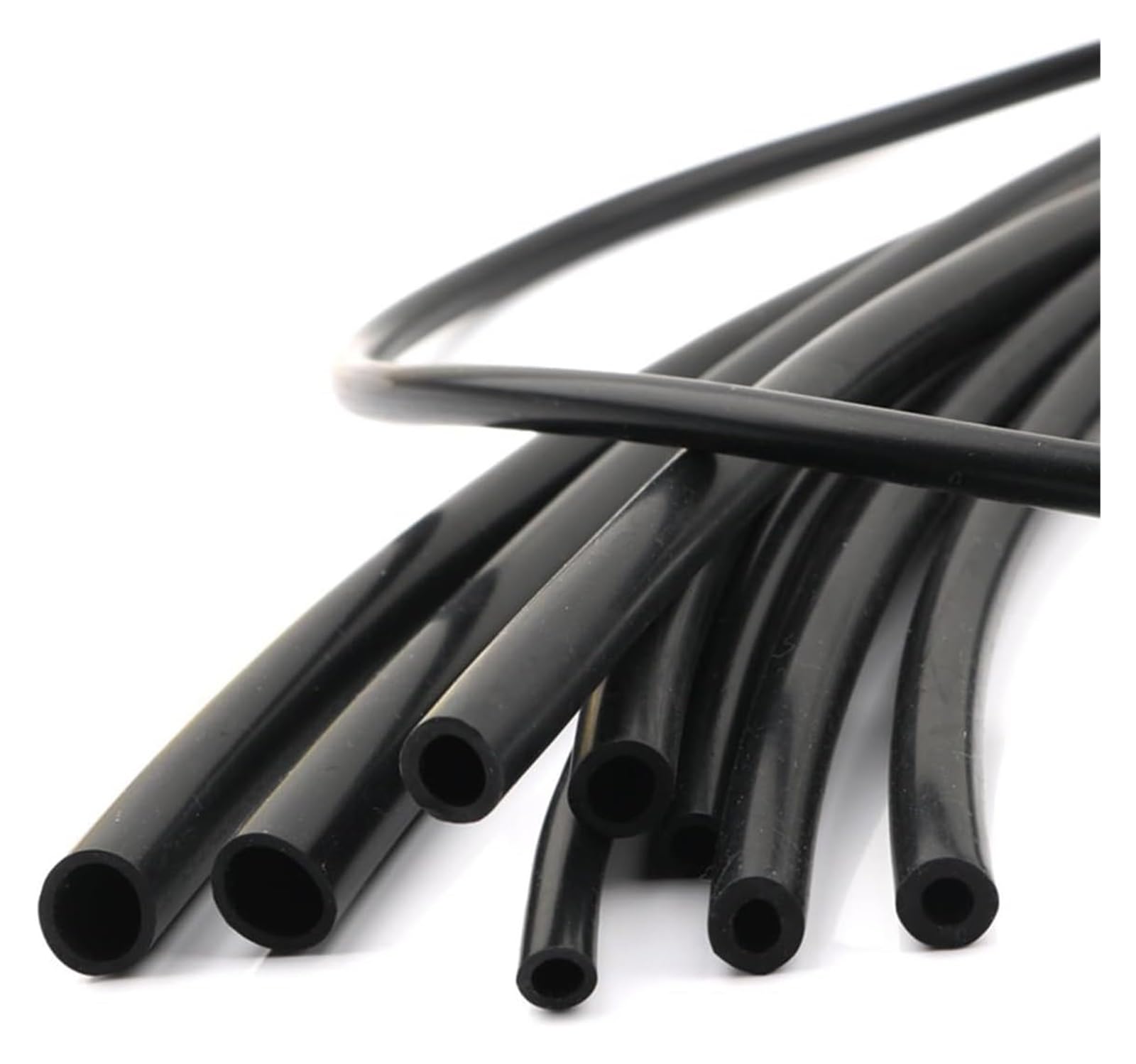 Flexibler Silikonschlauch, Schwarzer Gummischlauch(19mmx25mm 1M)