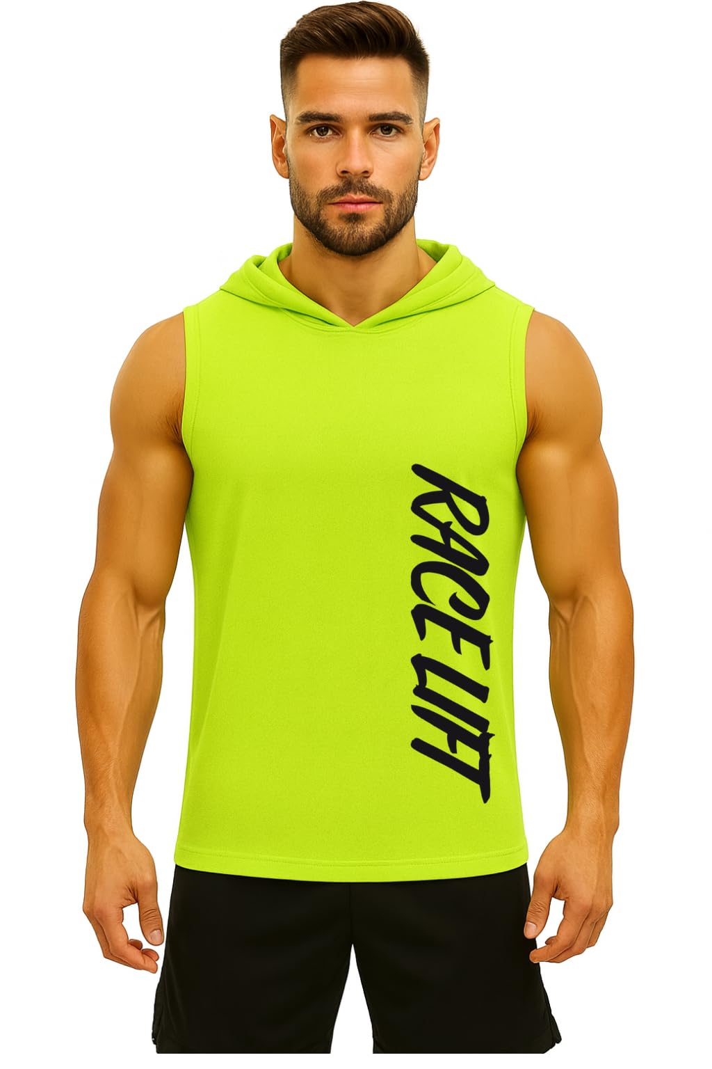 3colors 3Colours RGB Men's Active Wear Sleeveless Tank top, Gym Vest, Leisure wear Race Lift-picture-32