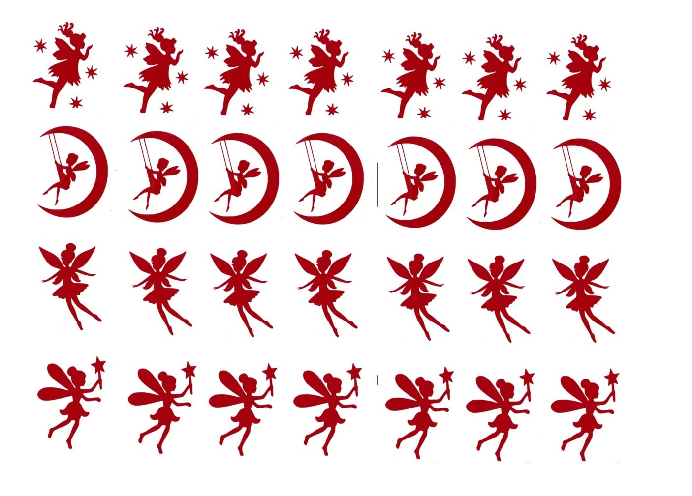 Fairy Collections (Fairy Vinyl Stickers (Red))