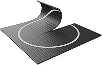 EFFICRAFT 10x10 Flexi-Roll Wrestling Mat 1.25" Thick - BJJ Judo MMA Jiu Jitsu Yoga Home Gym Training Mat